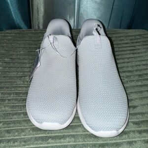 Skechers Light Gray Slip-On Loafers